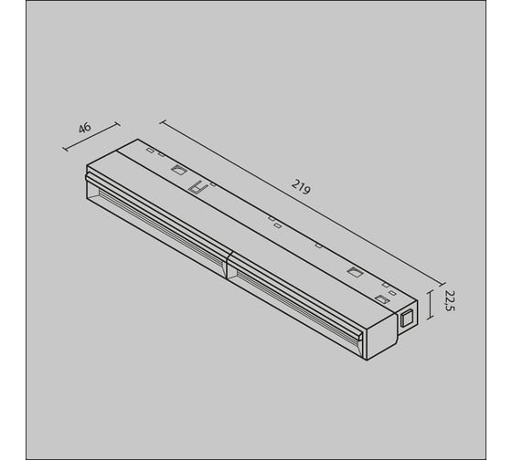 Трековый светильник MAYTONI Parete LED 12W Алюминий Черный TR106-2-12W4K-B