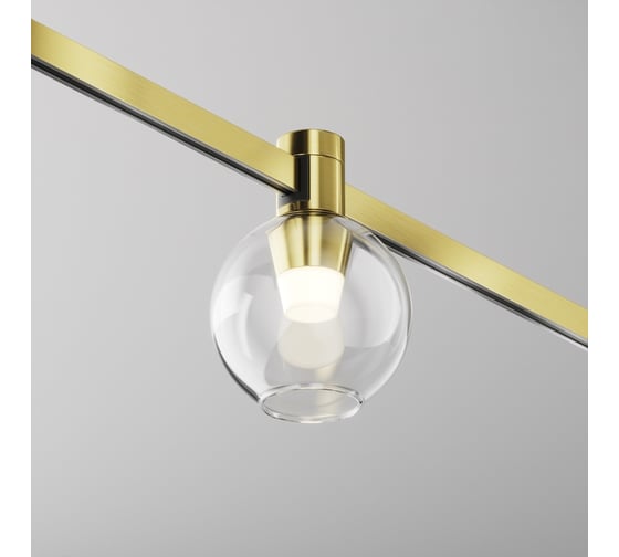 Трековый светильник MAYTONI Bubble LED 3W Алюминий Латунь TR148-1-3W3K-BS 1