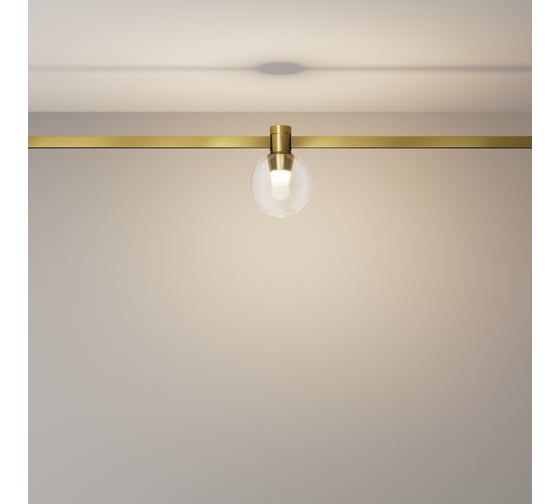 Трековый светильник MAYTONI Bubble LED 3W Алюминий Латунь TR148-1-3W3K-BS