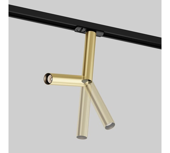 Трековый светильник MAYTONI Focus T LED 6W Алюминий Латунь TR142-1-6W3K-BS