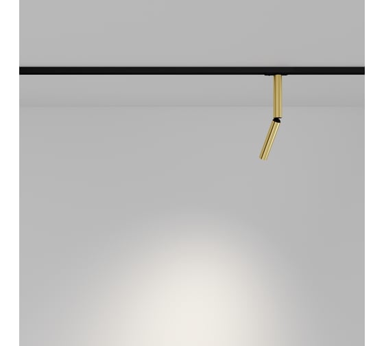 Трековый светильник MAYTONI Focus T LED 6W Алюминий Латунь TR142-1-6W3K-BS