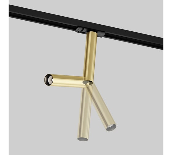 Трековый светильник MAYTONI Focus T LED 6W Алюминий Латунь TR142-1-6W4K-BS