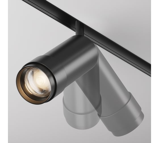 Трековый светильник MAYTONI Focus Zoom LED 12W Алюминий Черный TR211-1-12W3K-Z-B
