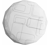 Светильник потолочно-настенный ZARYA LED 36W 6400К, 350мм, ультратонкий многоугольник Линии 3-02-36 3355