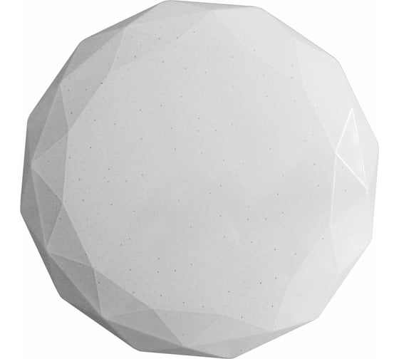 Светильник потолочно-настенный ZARYA LED 45W 6400К, 350мм, ультратонкий многоугольник Звездное небо 3-01-45 3311 1