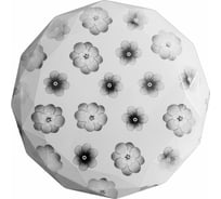 Светильник потолочно-настенный ZARYA LED 18W 6400К, 300мм, ультратонкий многоугольник Флора 3-04-18 3303