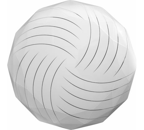 Светильник потолочно-настенный ZARYA LED 18W 6400К, 300мм, ультратонкий многоугольник Ветер 3-09-18 УТР-0000171