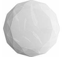 Светильник потолочно-настенный ZARYA LED 45W 6400К, 350мм, ультратонкий многоугольник Перья 3-08-45 3346