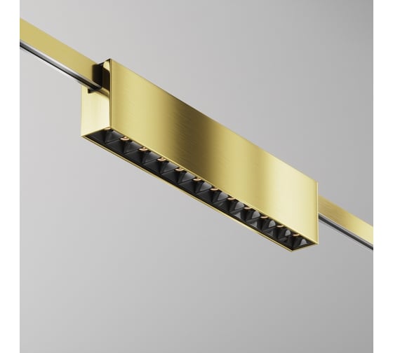 Трековый светильник MAYTONI Points LED 12W Алюминий Латунь TR150-1-12W3K-M-BS 1