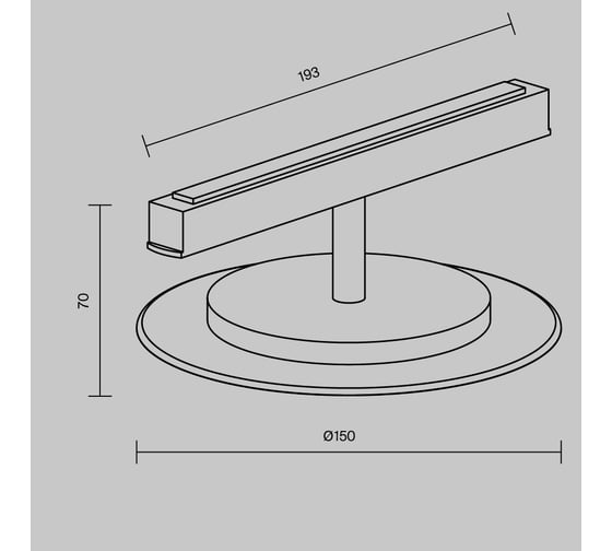 Трековый светильник MAYTONI Relax LED 5W Алюминий Черно-белый TR107-4-5W-DS-W