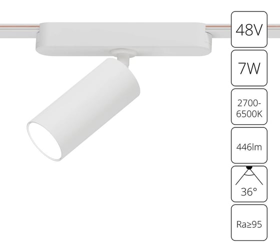 Магнитный трековый светильник ARTE LAMP RAPID SMART A2956PL-1WH