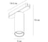 Магнитный трековый светильник ARTE LAMP RAPID A6158PL-1WH 3