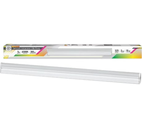 Светодиодный светильник LLT СПБ-Т5-eco 5Вт 230В 6500К 400лм IP40 300мм 4690612006123