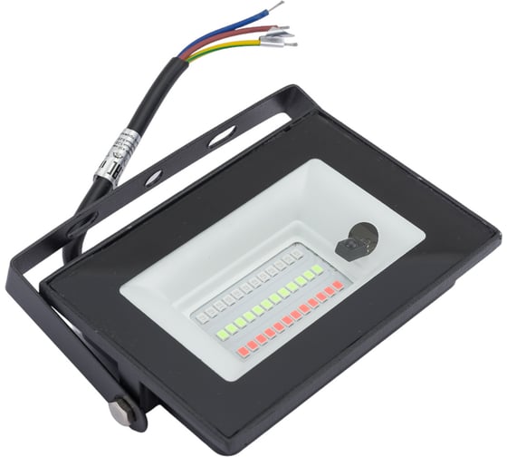 Светодиодный прожектор Uniel ULF-F60-20W/RGB IP65 200-240В BLACK UL-00007144