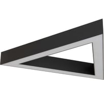 Дизайнерский потолочный светильник aax.tech Trio-L70, 1600x50х70 мм, 162Вт, 4000К, Накладной, Черный aax-L70n-trio-1200-65-op-ral9005 vs-ds-Trio-1600x3-162w-4k-b