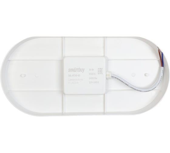 Cветодиодный светильник Smartbuy BT овал 30Вт с ДД/6500K/IP65 /100 SBL-BT30-65ms