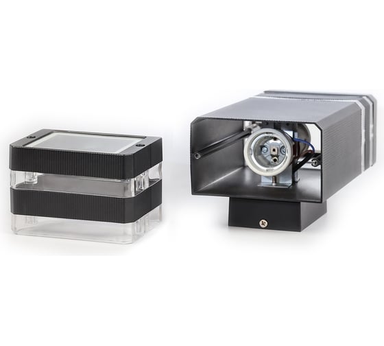 Светильник настенный Smartbuy E27/2 -Black/IP65 SBL-WLBK5-2E27