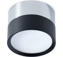 Светильник Smartbuy TS2004 82x60 мм, накладной, под лампу GX53, черный-хром SBL-TS2004-GX53-bc
