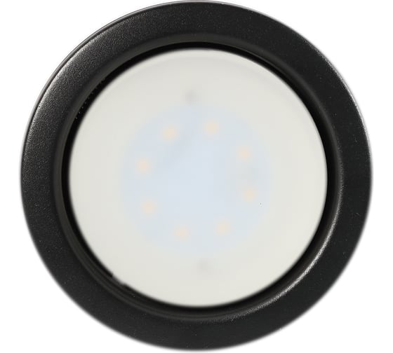 Светильник встраиваемый под лампу GX53 Smartbuy черный матовый металл SBL-04BKMT-GX53