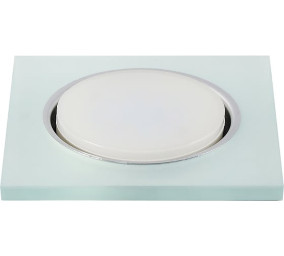 Светильник встраиваемый под лампу GX53 Smartbuy матовое стекло SBL-25MT-GX53