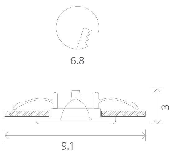 Потолочный светильник Arte Lamp A2024PL-1SS