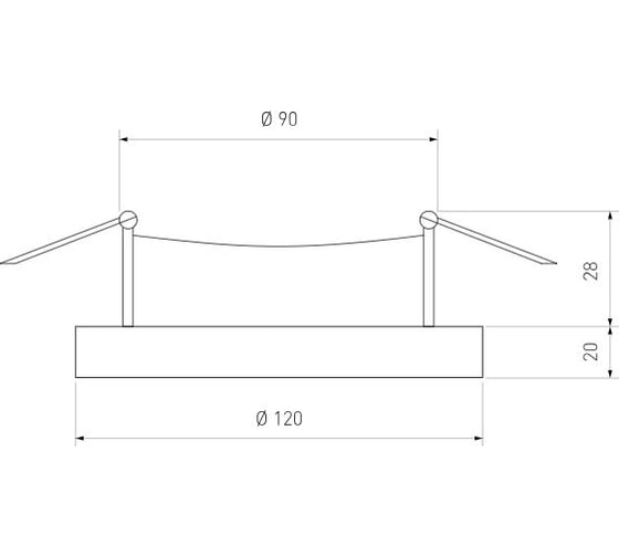 Светильник встраиваемый Elektrostandard 3023 GX53 / CL прозрачный a041224