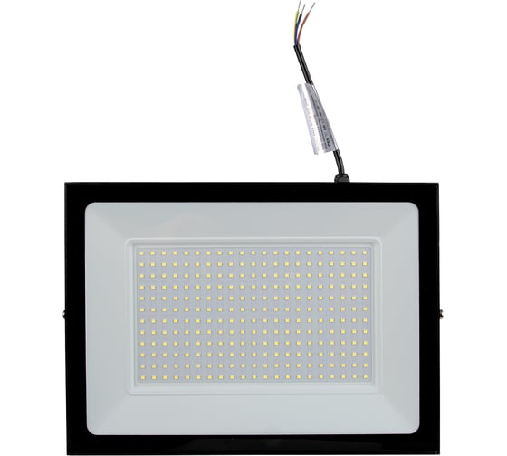 Светодиодный прожектор General Lighting Systems 400Вт 38400Лм 6500К Холодный белый свет IP65 Черный GTAB-400BT-IP65-6500 403118