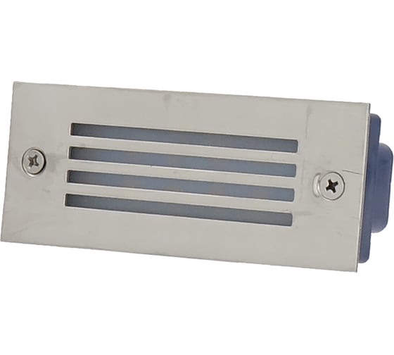 Светильник для ступеней General Lighting Systems GSTL-S1-3BT-5K Хром с решеткой 460118 1