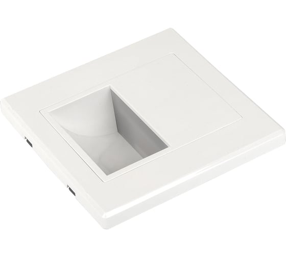 Светильник для ступеней General Lighting Systems квадрат GSTL-ST1-1BT-5K Белый (пластик) 460101