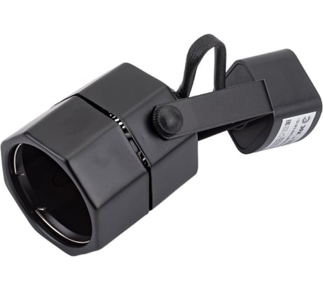 Трековый светильник ЭРА, TR9GU10, BK MR16, черный Б0044266