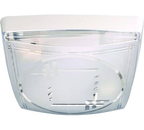 Светильник Horoz Electric квадратный с двойным патроном модерн (белая) 400-001-103 HRZ00001418