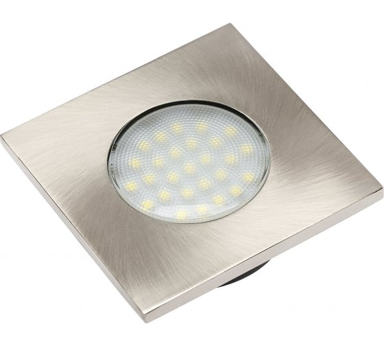 Комплект 3 светильников  GTV MARBELLA PLUS врезной, 220V/3x1,5W, 3x27 LED, провод 2,5M, цвет тёплый белый LD-KWP27CB-53
