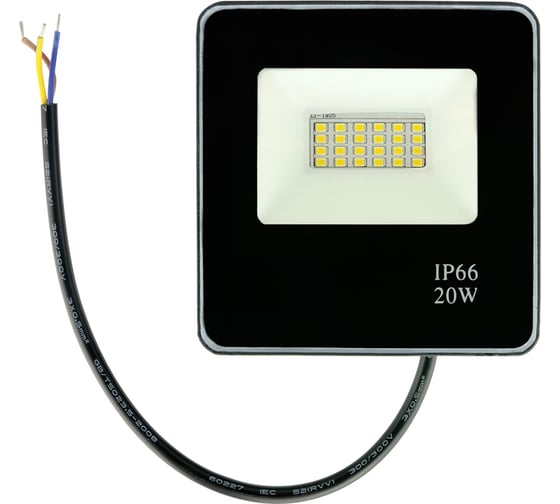 Прожектор LightPhenomenON LT-FL-01N-IP65- 20W-6500K LED Е1602-0016