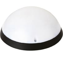 СВЕТИЛЬНИК СВЕТОДИОДНЫЙ АКУА ПОЛНАЯ ЛУНА ОПАЛ 12W 6400K (Черный) IP54 400-325-115 HOROZ ELECTRIC HRZ00002289