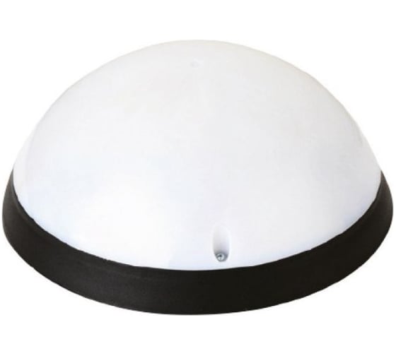 СВЕТИЛЬНИК СВЕТОДИОДНЫЙ АКУА ПОЛНАЯ ЛУНА ОПАЛ 12W 3000K (Черный) IP54 400-323-115 HOROZ ELECTRIC HRZ00002288 1