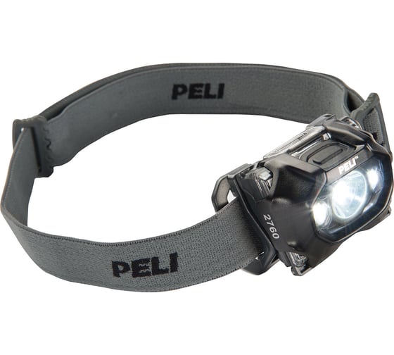 Налобный двухлучевой фонарь Pelican 2760 черный 027600-0102-110E