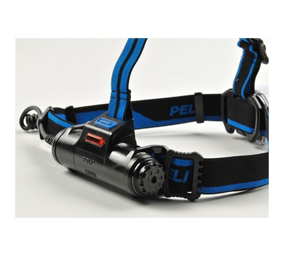 Налобный двухлучевой аккумуляторный фонарь Pelican 2780R черный 02780R-0000-110E