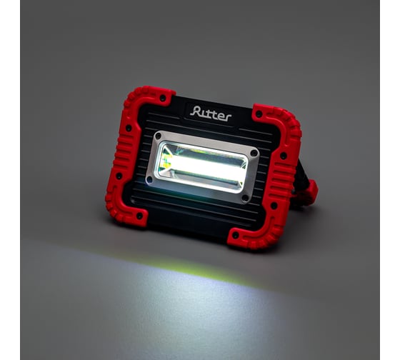 Светодиодный ручной прожектор RITTER 7Вт COB LED, 4*AA, 490Лм, IP65, 29130 5