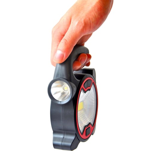 Светодиодный прожекторный Ritter ручной с боковым светом 5Вт+1Вт СОВ LED, 3*AA, 380Лм, IP23, 29126 8