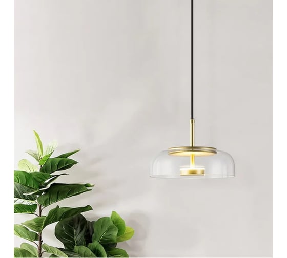 Светильник ElegantLight DZN- GOLD+CLEAR/ЗОЛОТО+ПРОЗРАЧНЫЙ 8226 1