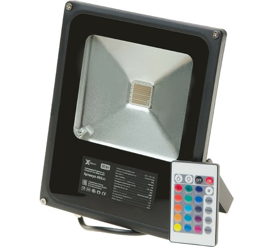 Прожектор X-flash LED XF-FLS-RGB-В-30W 46935