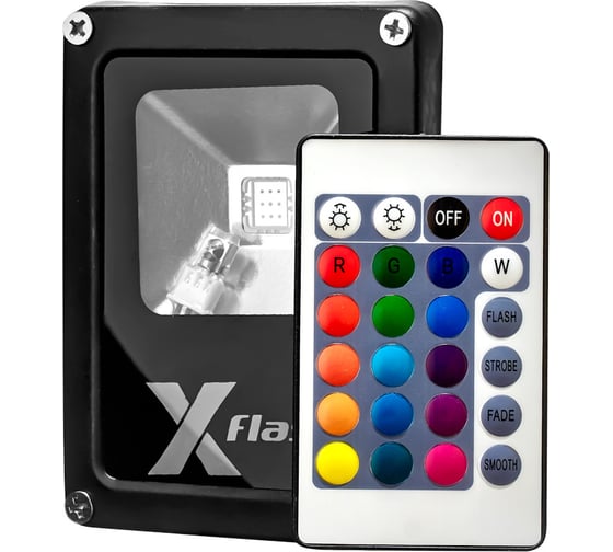Прожектор X-flash LED XF-FLS-RGB-В-10W 46911