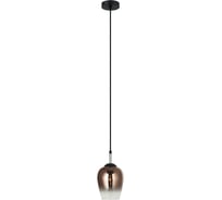 Подвесная люстра Lumien Hall МЕГАН 4036/1P-BK-COP