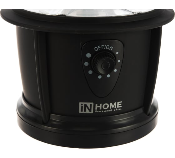 Кемпинговый фонарь IN HOME СL 04B, 3W, 20LED, 200Lm, 3xD, черный 4690612031965