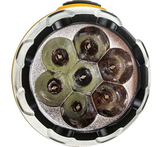 Ручной аккумуляторный фонарь IN HOME MLA 03, 7LED, 150Lm, 8ч, 2 режима, з/у 230В 4690612031774
