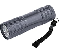 Ручной фонарь IN HOME FLA 61S, 9LED, 3ААА, алюминий, серый 4690612031729