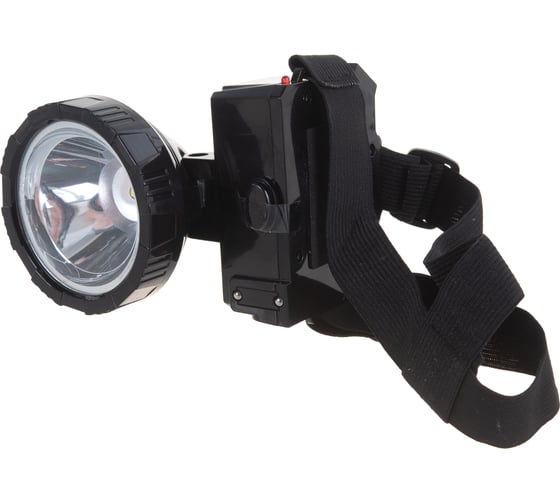 Налобный аккумуляторный фонарь IN HOME HLA 08B LED, 2 режима, черный, з/у 230В, 150Lm, 9ч
