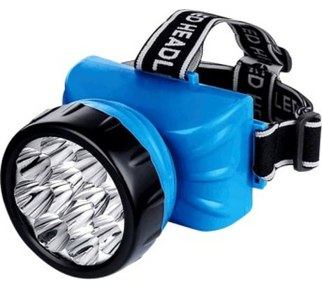 Налобный фонарь IN HOME, аккумуляторный, HLA 09B, 12LED, 120Lm 4690612031903