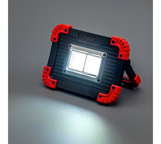 Светодиодный уличный прожектор RITTER 11Вт COB LED, 3*AA, 3000мАч, 1100Лм, IP65, 29131 2