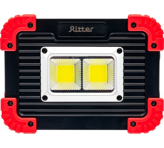 Светодиодный уличный прожектор RITTER 11Вт COB LED, 3*AA, 3000мАч, 1100Лм, IP65, 29131 2 1